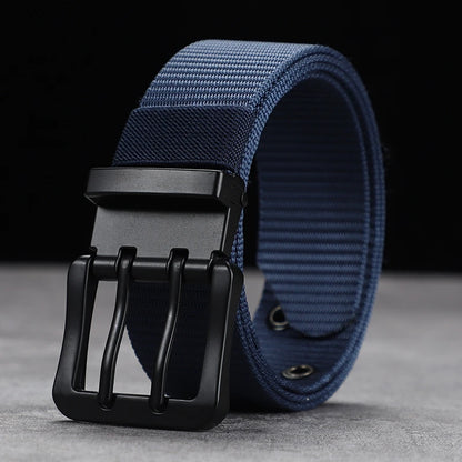 Lengthened needle buckle canvas belt belt man belt simple business students young  belt women with fat cloth belt