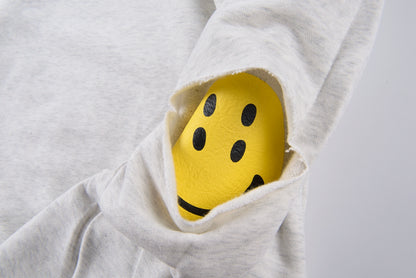 Men's clothes The new hot-selling wear both sides hoodie fashion cotton casual plus cashmere warm women's hoodie coat