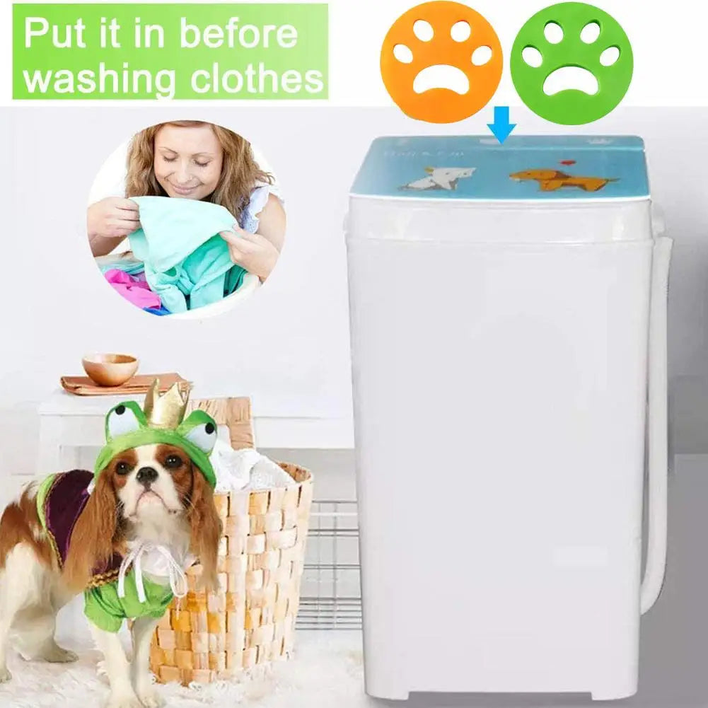 Cat's Paw Hair Remover For Washing Machine Pet Fur Lint Catcher Hair Removal Filter Balls Reusable Cleaning Laundry Accessories