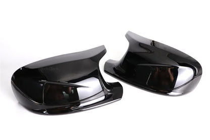 M Style Look Rearview Mirror Cover Cap Carbon Fiber Look Black for BMW  X3 F25 X1 E84 Pre-LCI 2010 2011 2012 2013 Case