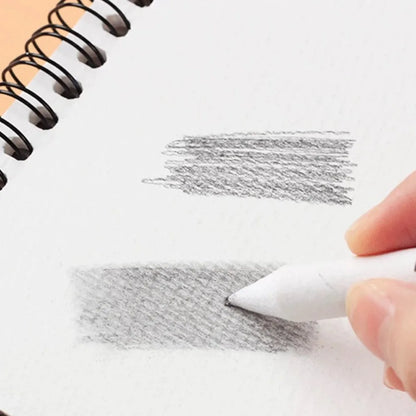 7Pcs/Set Professional Blending Stumps Paper Painting Art Supplies Art Blenders Sandpaper Pencil Durable White