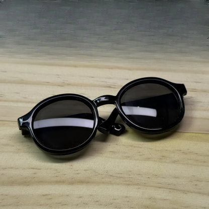 LABUBU 17cm Doll 6.5cm Transparent Glasses Stylish Sunglasses for 1/8 -1/4 BJD Doll Accessories