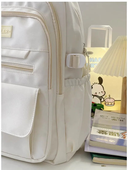 Japanese style Junior High School Large Capacity Backpack High School Student school bags Simple and Versatile Laptop Backpacks