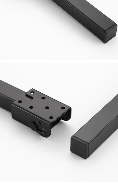 Foldable Table Leg Supports Thickened Sturdy Bases Anti-Slip Wear-Resistant Silent Foot Pads Heavy-Duty Aluminum Alloy  Design