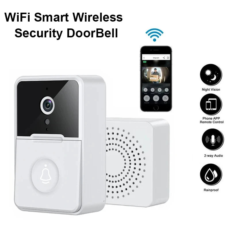 Brasil Wireless WiFi doorbell camera, waterproof video doorbell, intelligent outdoor security doorbell camera, security camera