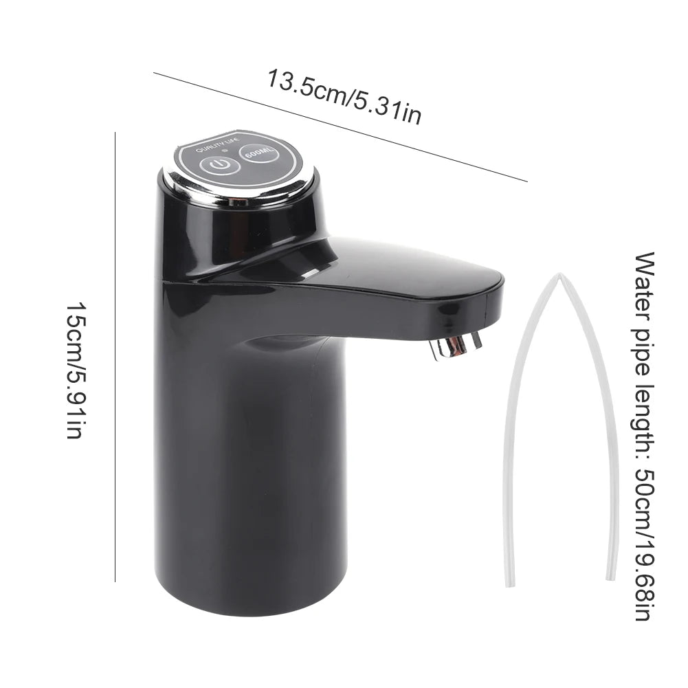 Electric Water Pump USB Rechargeable Portable Water Dispenser Wireless Water Pumping Device for Camping Water Tank
