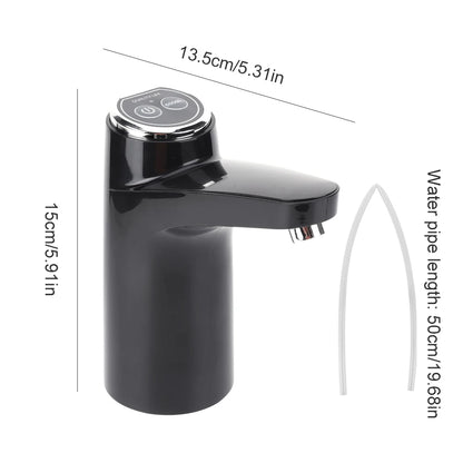 Electric Water Pump USB Rechargeable Portable Water Dispenser Wireless Water Pumping Device for Camping Water Tank