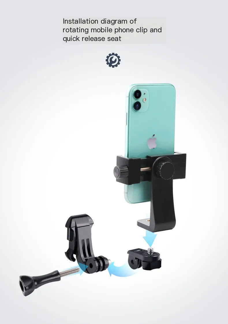 Chest Strap Mobile Phone Holder With Fixed Shoulder Neck Strap For Universal Smartphone First Person Video Shooting Living