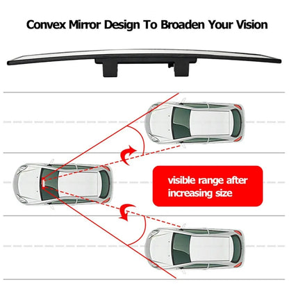 Universal Car Mirror Anti Glare Wide-angle Panoramic Rearview Mirror Auto Reverse Back Parking Reference Rear Mirror Car-styling