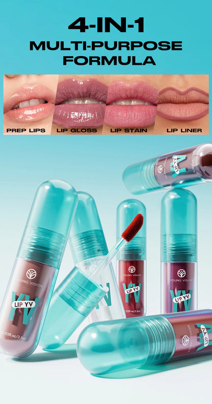 YOUNG VISION 6-Shade Avocado Long-Lasting Moisturizing Lip Stain is lightweight, non-sticky, non-stick cup lip stain
