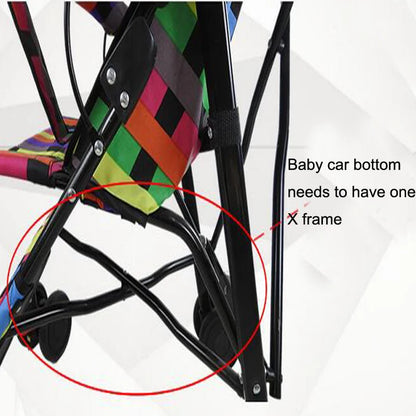 Portable Baby Stroller Basket Newborn Stroller Hanging Basket Infant Stroller Accessories Pram Bottom Basket Organizer Bag