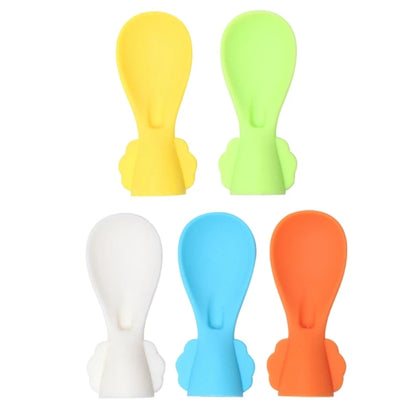 Silicone Baby Pouches Spoon Reusable Weaning Spoons Feeding Spoon Head