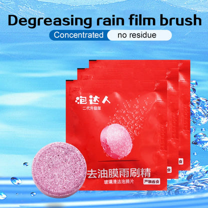50pcs Car Effervescent Washer Tablet Auto Glass Washing Tablet Car Windscreen Cleaner Windscreen Glass Cleaning Tablet