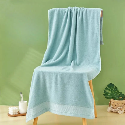 Bath Towel Pure Cotton Household Bath Towel Absorbent Cotton Bath Towel Hotel Gift Large Towel Towels Bathroom  Beach Towel