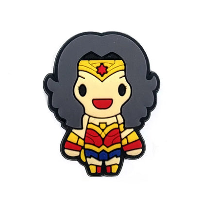 28styles Movies Super Hero Shoe Charms for Clogs Sandals Decorations shoes Accessories PVC Charms Cartoon Kids Gifts