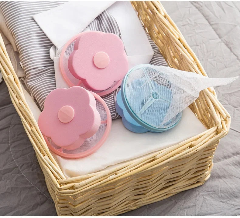 Lint Catcher Fur Laundry Hair Catcher Washing Machine Pet Hair Catcher Remover Filter Floating Lint Mesh Bag Filter Net Pouch