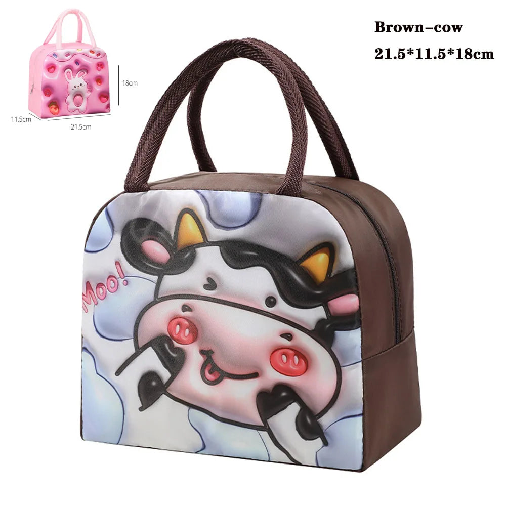 Food Storage bag Student lunchbag cool food bag for Children Food Container for Kids Schiool Thermal Lunch food Bag Mommy bag