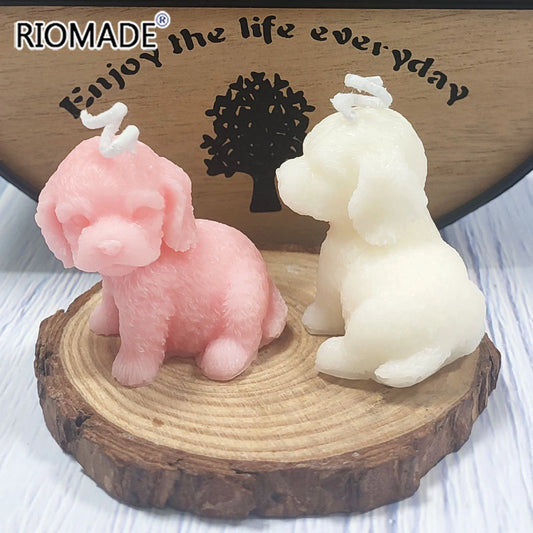 Cute Puppy Shaped Bean Wax Scented Candles Home Decor Festive Atmosphere Candles Small Gifts Indoor Decorations