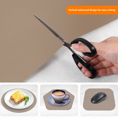 Silicone Refrigerator Liner Square Drawer Mat anti-slip Anti-mildew Refrigerator Compartment Protection Cuttable Mat