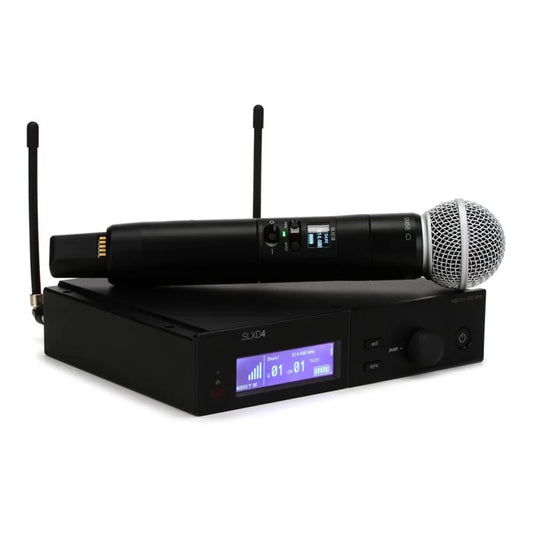 SLXD4 SLX24 Professional Wireless UHF Microphone System For Karaoke church perform church mic