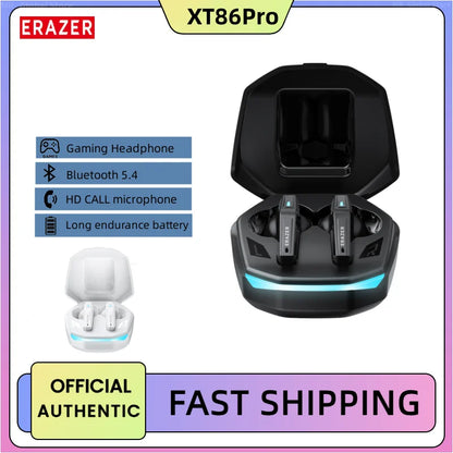 Lenovo ERAZER XT86 Gaming Earphones Bluetooth 5.4 Wireless Earphones Stereo Earphones with Microphone Low Latency GM2 Earphones