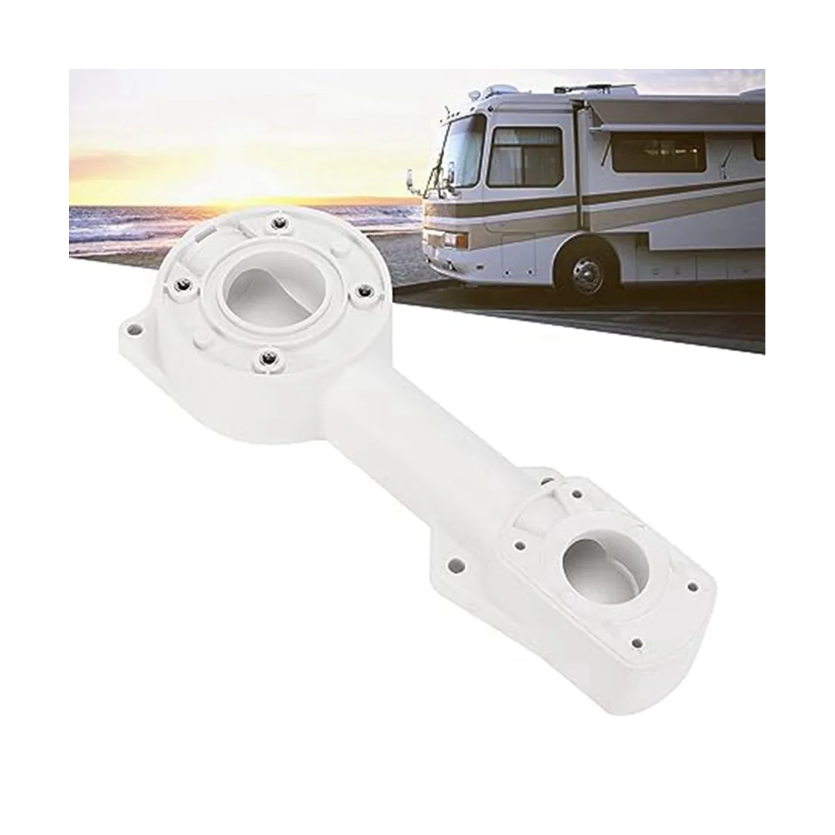 RV Toilet Accessories Toilet Rotating Rod Manual Toilet Bottom Plug Marine Yacht RV Toilet Accessories