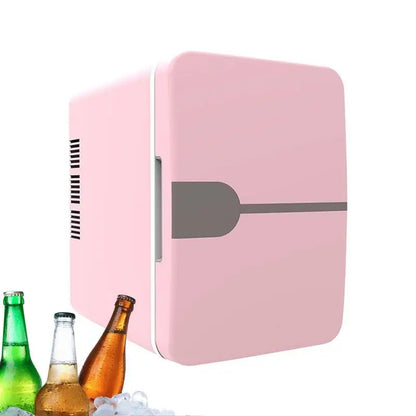 Portable Car Refrigerator 6L Thermal and Cool Fridge 12V DC 220V AC Camping Refrigerator Car Cooler Warmer for Driving Travel