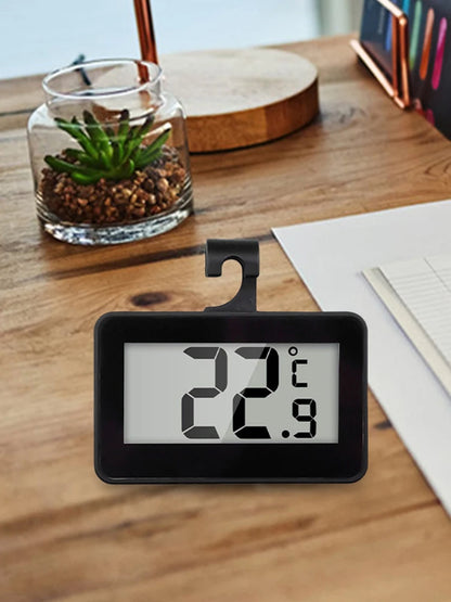 Mini Refrigerator Fridge Thermometer Max/Min Record Function Room Thermometer Refrigerator/Freezer Digital Thermometer for Home