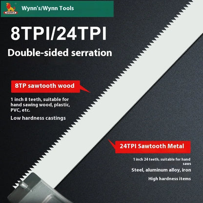 Damaly, Hacksaw Stand, Aluminium Power Hand Saw, Household Mini Adjusting Saw, Bow Stand, Woodworking Saw, Hand Saw