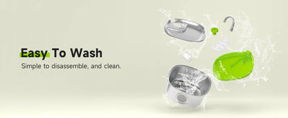 Apetdola 7L/236oz Dog Water Fountain Stainless Steel Dog Water Bowl Automatic Pet Drinker Water Dispenser for Multiple Pets