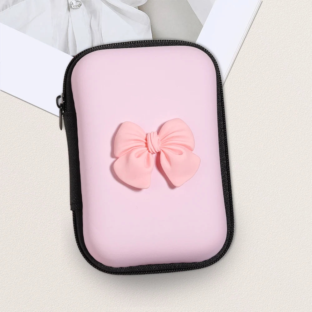 3D Bow Charger Cable Protector Cover For iPhone 20W 18W Charger Protector Storage Bag Case Cover Management Wire Cord Organizers