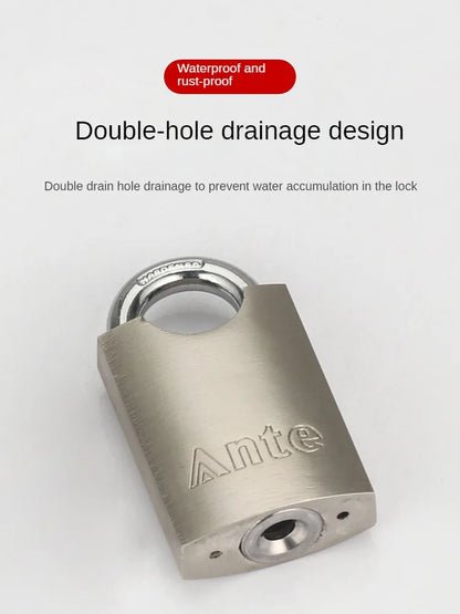 Solid Arc Disc Padlock Stainless Steel Shackle Pad Lock With High Quality Door Lock Household Small Lock Head locks