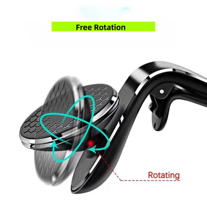 Magnetic Car Phone Holder Stand Air Vent Magnet Car Mount GPS Smartphone Mobile Support In Car  Multi-function Rotation Braccket