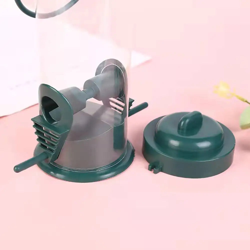 Pet Bird Feeder Pet Food Dispenser Outdoor Hanging Multiple Holes Bird Feeder Flying Animal Automatic Food Feeding Tool