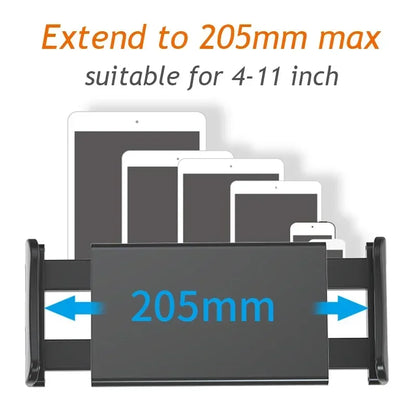 Tablet Holder for Car,ipad Headrest Mount for Tablet/ipad/Phones Car Tablet Holder with 360°Rotating Adjustable