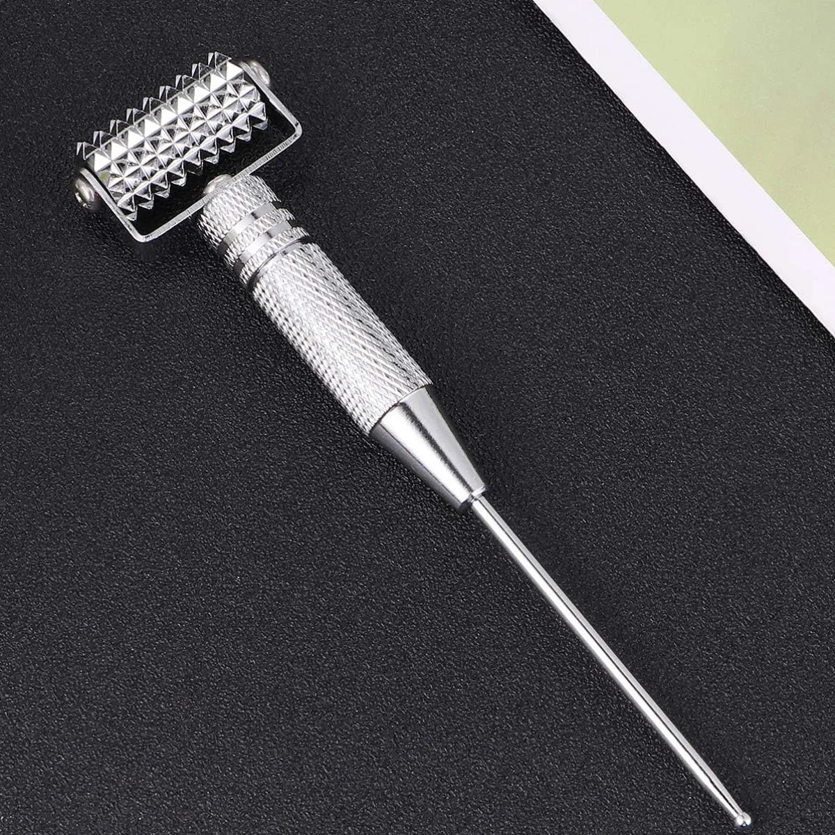 Multifunction Face Roller Painless Micropin Skincare Manual Massager Arms Neck Massage Roller Ear Acupoints Probe Beauty Tool