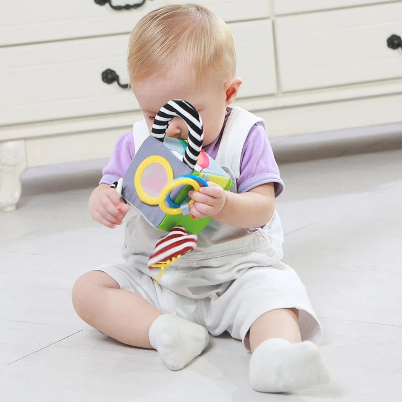 Black White View Back Seat Mirror Baby Car Mirror Safety Seat Headrest Rearview Mirror Baby Facing Rear Ward Car Kids Monitor