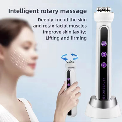 RF Facial Massage Roller EMS Face Lifting Machine Microcurrent Skin Tightening Face V-line Beauty Device Eye Roller Skin Care