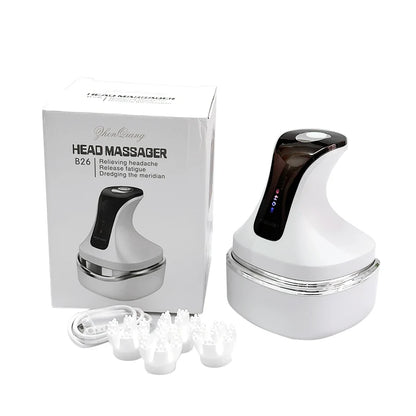 Electric Scalp Massager 4D Head Massage Multi Claw Antistress Relax Relieving Headache Scratcher Hair Growth for Adults Pets