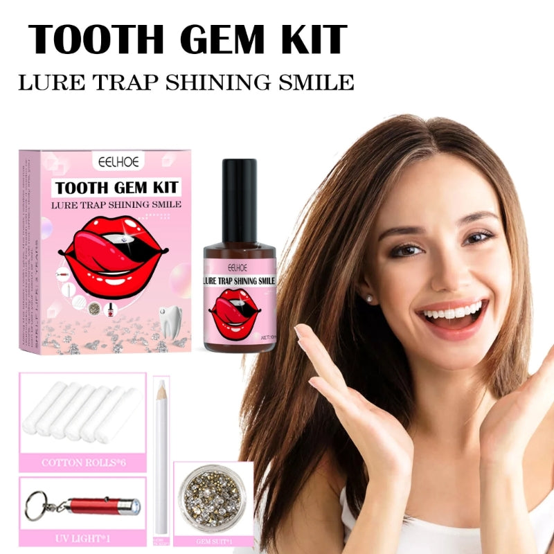 Tooth Gems Teeth Gems Teeth Gems With Glues and Light Teeth Jewelry
