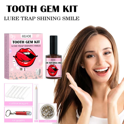 Tooth Gems Teeth Gems Teeth Gems With Glues and Light Teeth Jewelry