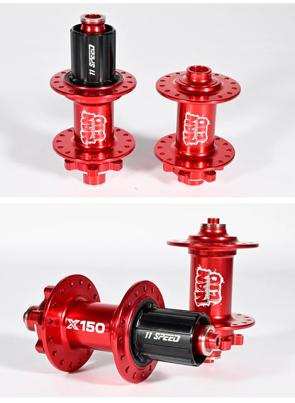 Bicycle hubs Nanlio X150 Mountain Bike Hubs 6 Pawls 150 Engagement Rear Hub HG MS XD 8-12 Speed 28 32 36 Holes Noisy wheel Hubs