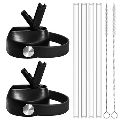 Wide Mouth Straw Lid for Hydro Flask Sports Water Bottle,Dustproof Lid Compatible with HydroFlask Wide Mouth 20 32 40 64 oz