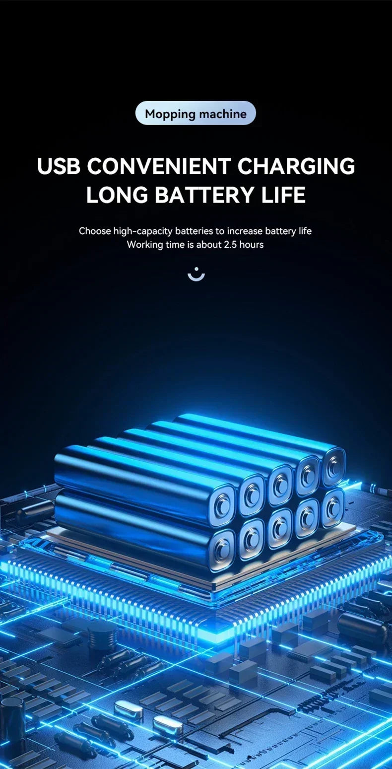 Wireless Cleaner Intelligent Robot Vacuum Cleaner Rotary Sweeper Powerful Cleaning Humidification Spray Dry and Wet Cleaning