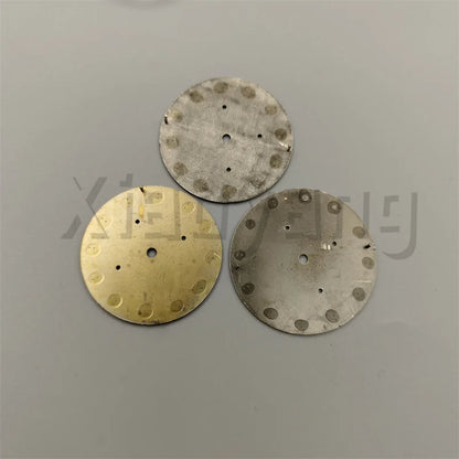 30mm/31.5mm Vk63 Chronograph Watch Dial With Hand Set Green Luminous Black White Red For VK63 Movement Watch Accessories Parts