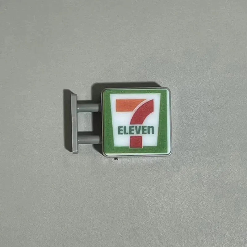 New Convenience Store Refrigerator Stickers Magnetic Fridge Stickers Lightbox Toy Model Light Signs Home Decorative Ornaments