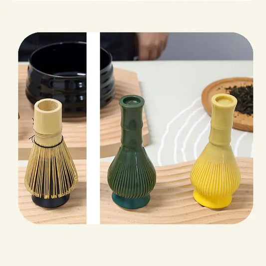 Matcha Whisk Traditional Matcha Whisk Reusable Matcha Green Tea Brush Removable Tea Whisk Safe Matcha Mixer Kitchen Accessories
