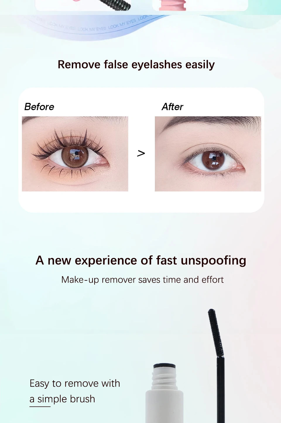 Lash Remover 5ml Easy Removal Gentle Cluster Lash Glue Remover Cheap Makeup Tool Eyelash Remover