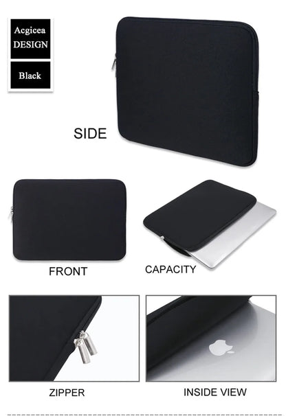 Laptop Bag 15.6-6 Inch Laptop Case Soft Computer Bag Office Travel Business for Macbook Air Pro Xiaomi MateBook HP Dell