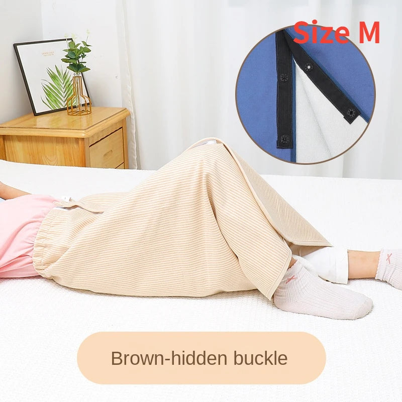Adult Elderly Diaper Skirt Cloth Diaper for Bedridden Paralyzed Washable Cotton Diaper Pad for Menstrual Waterproof Leak-proof